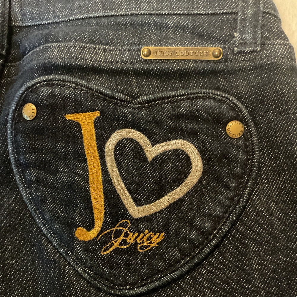 Juicy Couture Denim Heart Pocket Jeans